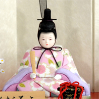 工房ゆうきオリジナル「もも108」 可愛くて小さなおひな様