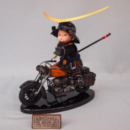 わんぱくライダー伊達政宗オレンジ(人形平飾り)限定生産　希少品  人形工房　壹三　作