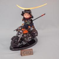 わんぱくライダー伊達政宗オレンジ(人形平飾り)限定生産　希少品  人形工房　壹三　作