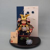 鎧着若大将　翔(人形平飾り)　人形作家　幸一光　作