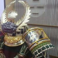 平安豊久 葵徳川  (兜ケース飾り)  8号
