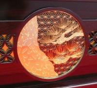 伯峰監修　七宝・松鷹(収納兜飾り)　10号