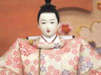 ひな人形　「彩麗」　横幅65㎝の明るい三段飾りです。