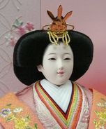 ひな人形　「まいかセット」　平飾り(ひらかざり)は、飾りつけも片付けも楽なのがいいですよ!