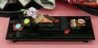 ひな人形　「まいかセット」　平飾り(ひらかざり)は、飾りつけも片付けも楽なのがいいですよ!
