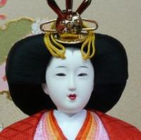 ひな人形　「久我山(くがやま)」　お値打ちの収納タイプ親王飾りです。