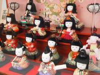 「友禅王朝」　15人全員揃った豪華版 　木目込み人形オルゴール付き六角アクリルケース飾り