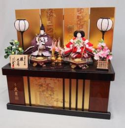 「久月」久月製の収納親王飾りです。