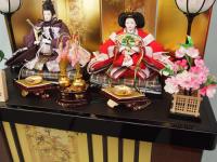 「久月」久月製の収納親王飾りです。