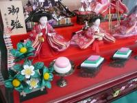 平安豊久　ひな人形　「桜寿(おうじゅ)五人」　ロングセラーの五人ケース飾りです。
