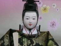 親王ケース飾りYFH-73210　ふっくらとした優しいお顔のケース飾りです。