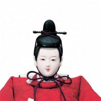 「あおい」　豪華な衝立屏風が美しい収納タイプのおひな様です。