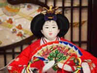 「美乃里」少し小さめの三段収納タイプです。三段収納五人飾り