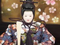 「久月」こちらは久月製のコンパクトな収納親王飾りです。