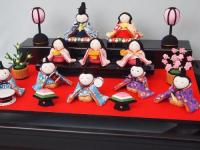 「ミニひな十人飾り」