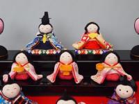 「ミニひな十人飾り」