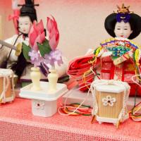 「金襴桜」コンパクトな収納飾りです。