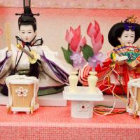 「金襴桜」コンパクトな収納飾りです。